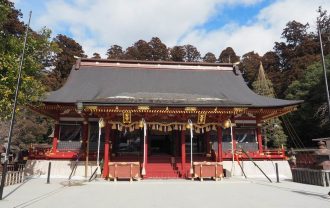 塩釜神社の本殿の風景