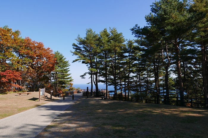 北山崎の秋の風景