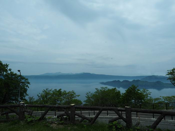 発荷峠展望台の十和田湖の眺望写真８