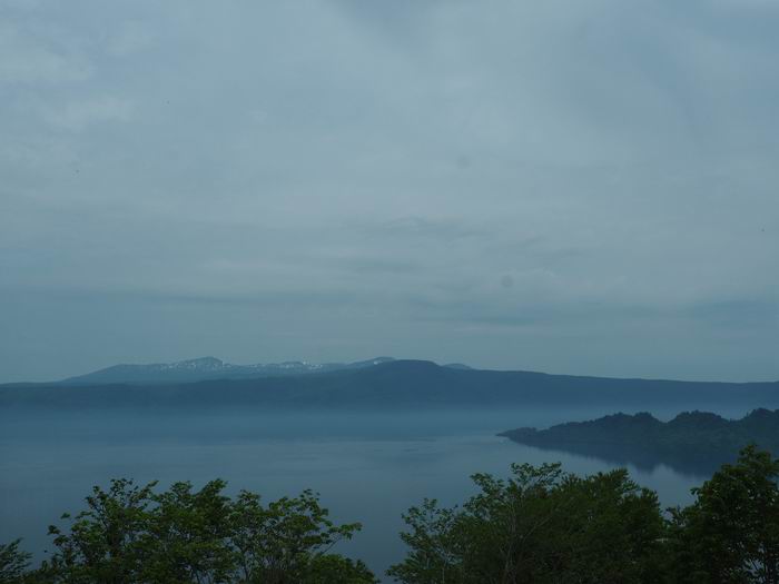 発荷峠展望台の十和田湖の眺望写真１