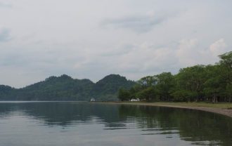 十和田湖の夏の風景写真