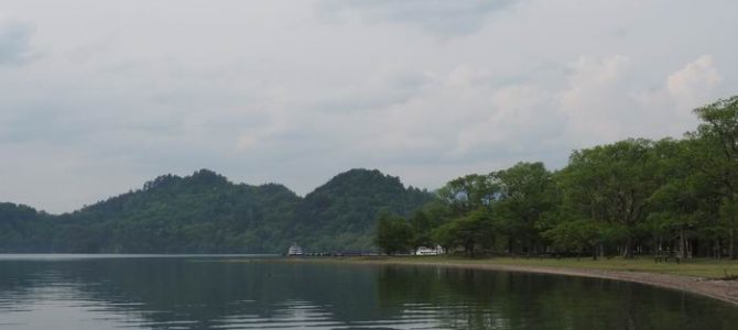 十和田湖の夏の風景写真