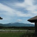 栗駒山の夏の7月の風景写真