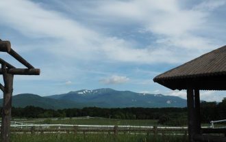 栗駒山の夏の7月の風景写真