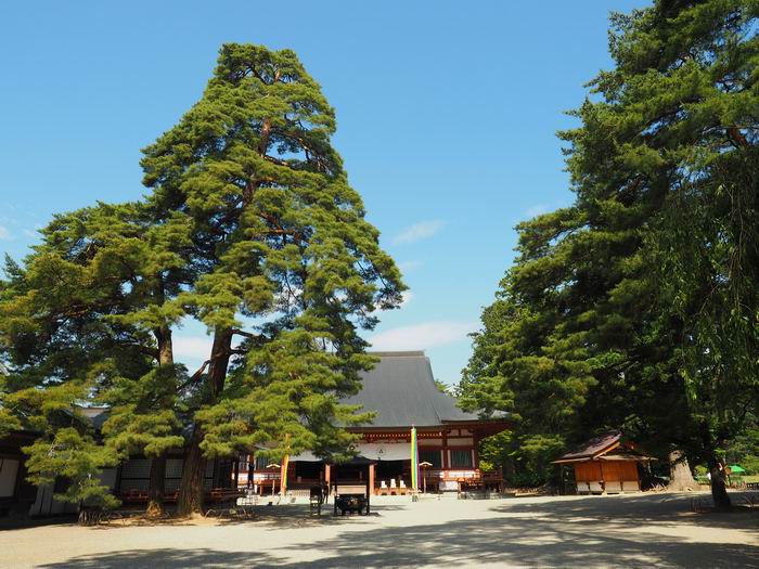 平泉毛越寺の風景写真