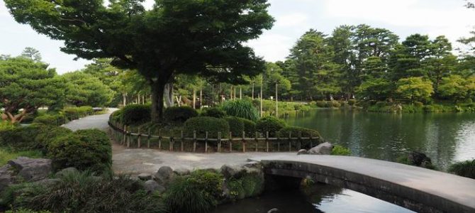 金沢兼六園の風景写真