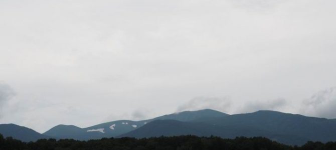 栗駒山の風景写真