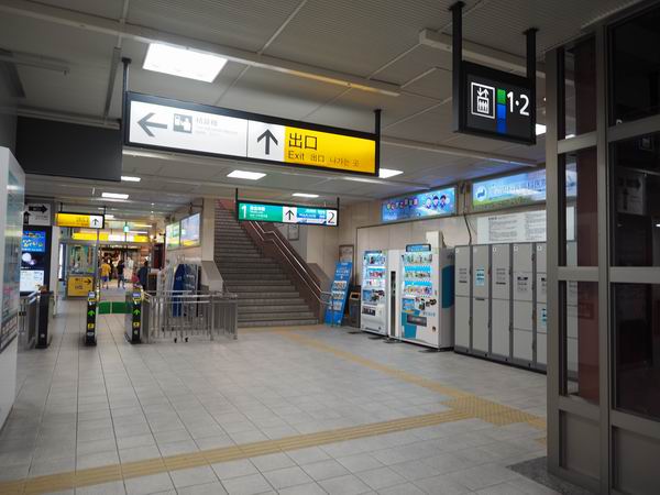 長町駅のコインロッカーの場所とサイズと料金は 場所を写真で紹介